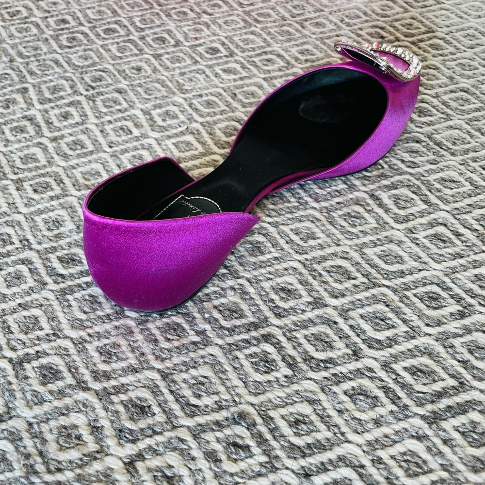Roger Vivier Chips Strass Buckle Ballerinas - Picture 4 of 8